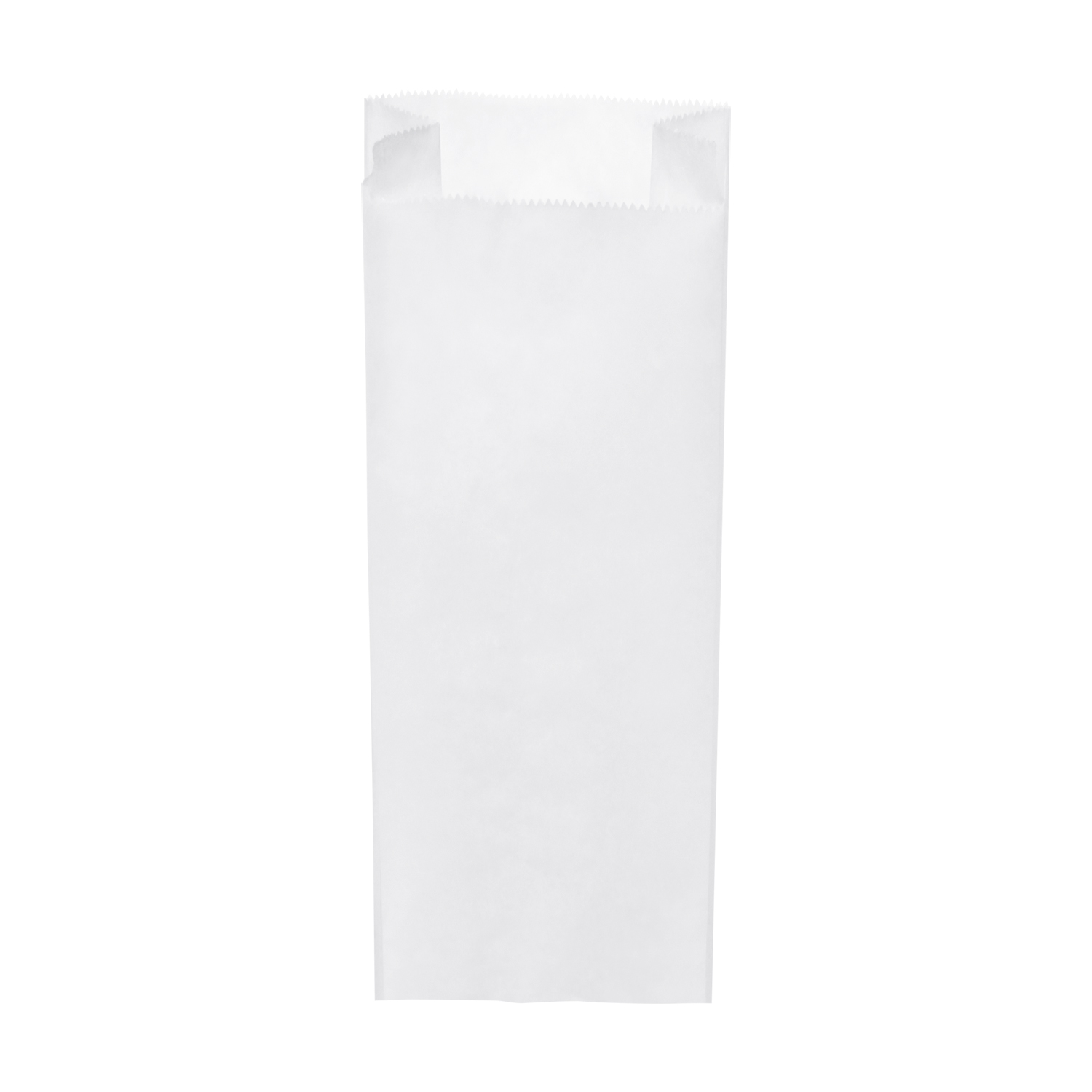 Papierfaltenbeutel weiß 15+7 x 42 cm 3kg - 1000 Stück
