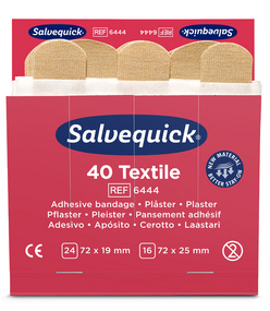 CEDERROTH Salvequick Nachfüllpackung, Textilpflaster