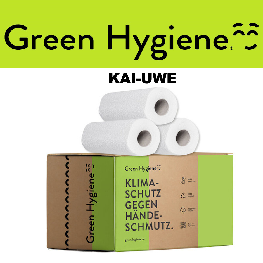 12 Küchenrollen 3-lagig weiss 100 Blatt je Rolle - Karton à 12 Rollen
