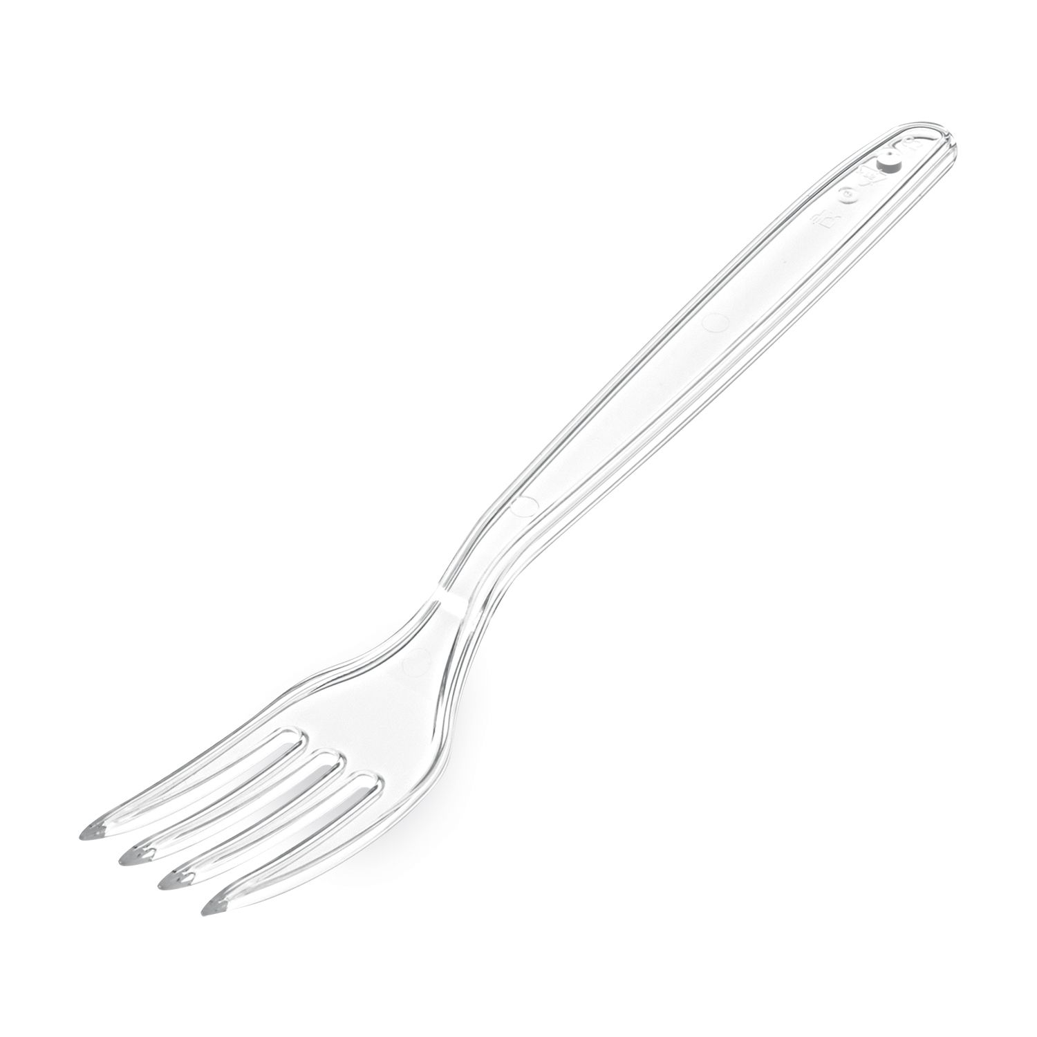Gabel PREMIUM klar 18,5 cm (50 Stück)