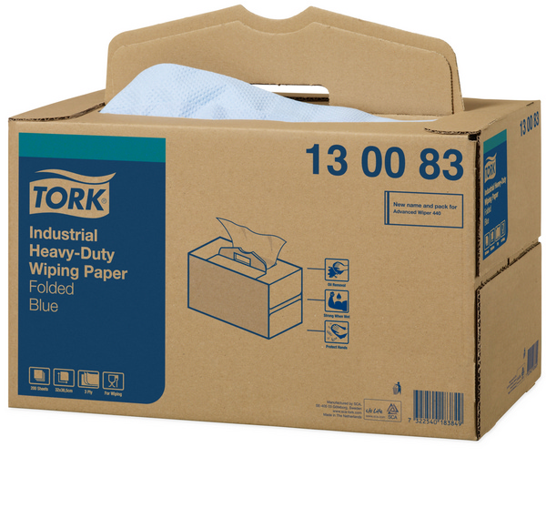 TORK-130083 Extra Starke Industrie Papierwischtücher - W7