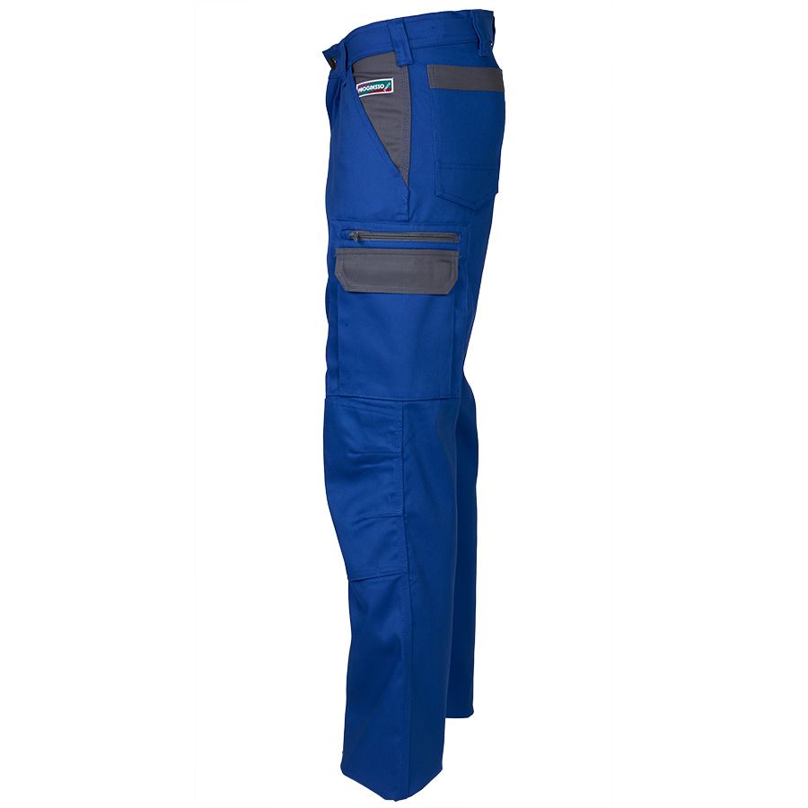 Bundhose PROGRESSO STRETCH, blau/grau - Grösse 44