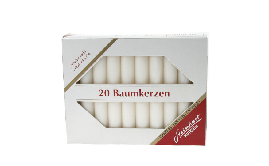 Baumkerzen 100x13mm champagner 20 Stück STEINHART 02333-23