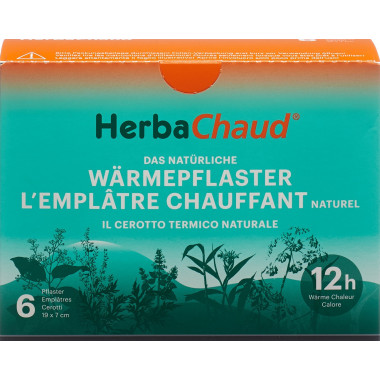 HerbaChaud Wärmepflaster 19x7cm - 6 Stück