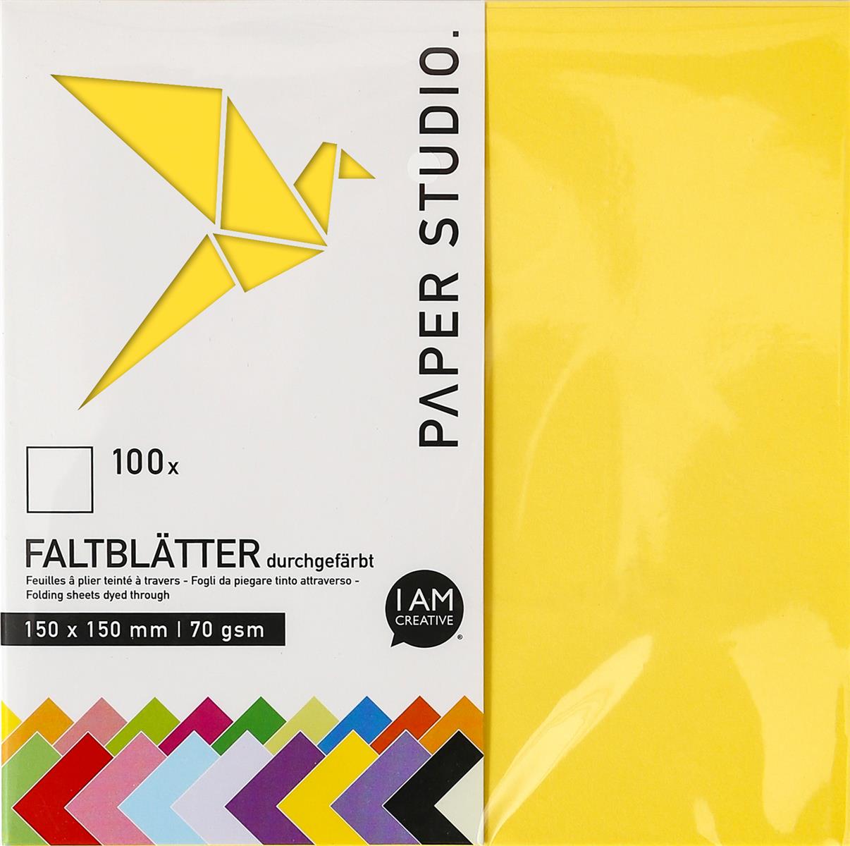 AM CREA Faltblätter 15x15cm, 100 Stück I 4077.11