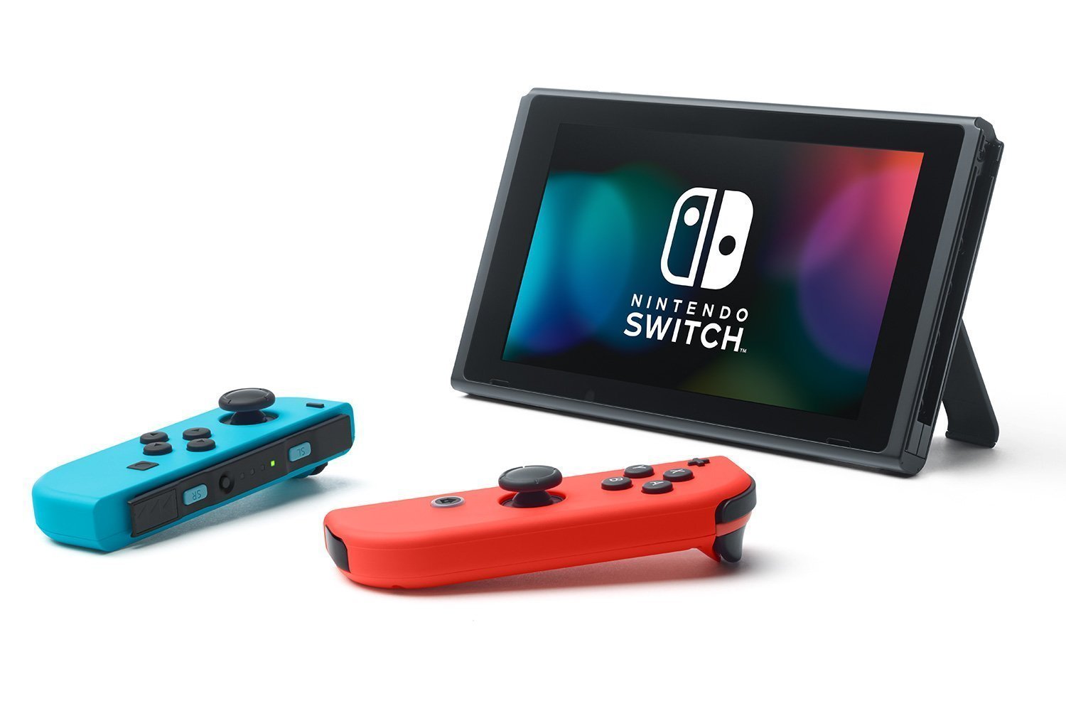 Nintendo Switch Console V2 - neon-rot/neon-blau [NSW] (D/F/I)