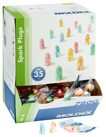 Gehörschutzstöpsel MOLDEX SPARK PLUGS SOFT 7800