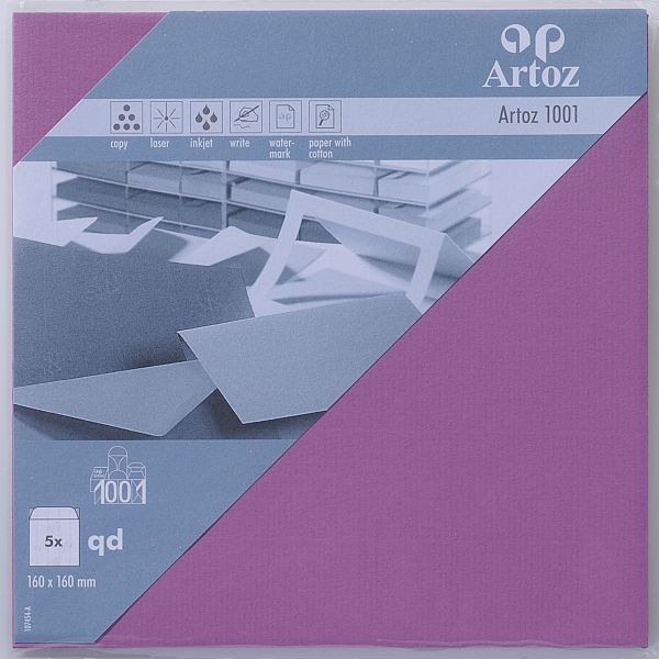 Couverts 1001 160x160mm 100g, holunder 5 Stück ARTOZ 107454184