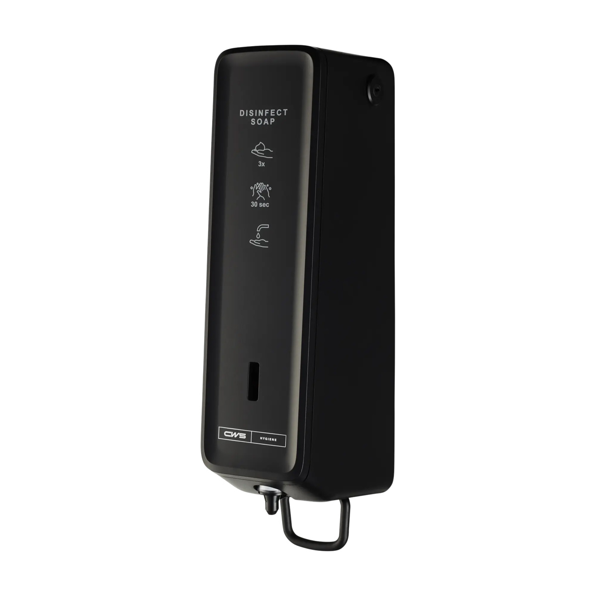 CWS PureLine Slim EcoBlack Disinfect Foam Spender Schwarz