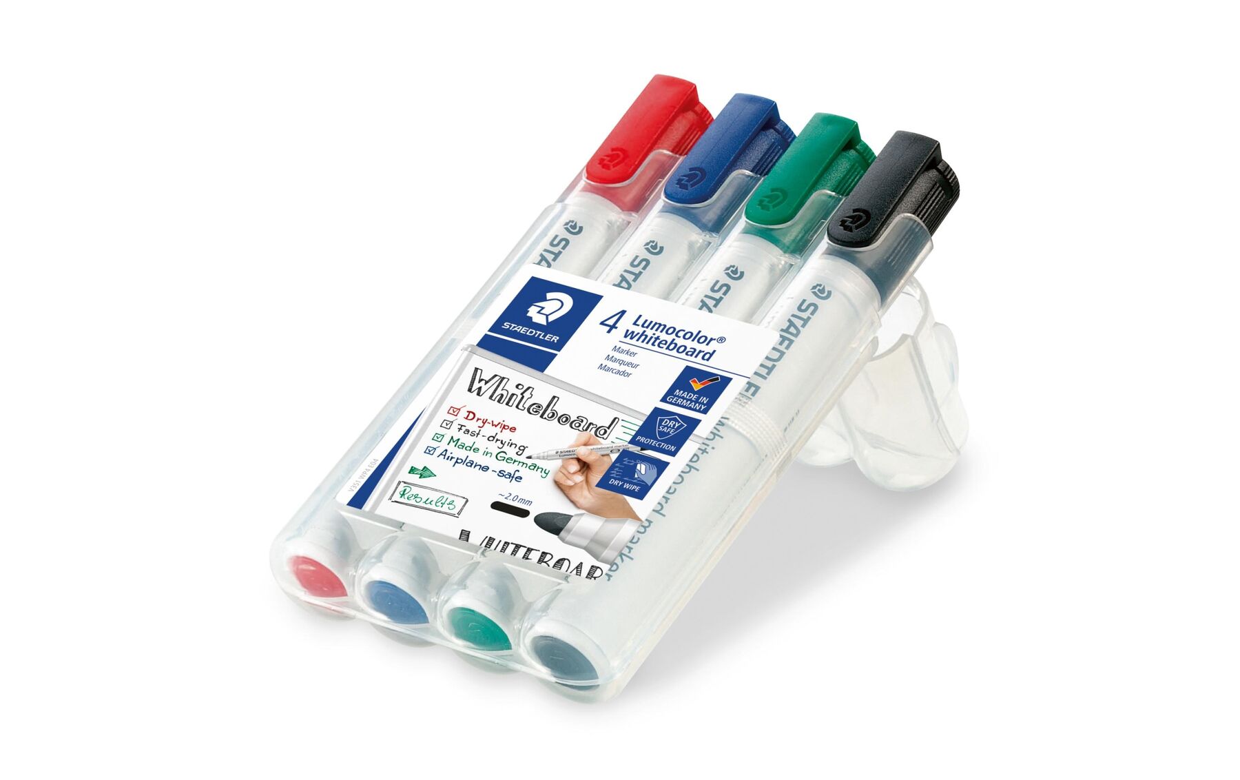 Whiteboard Marker 2mm 4er Etui STAEDTLER 351WP4