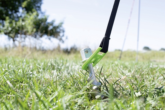 Sturmleine RATHGEBER STURMLEIN 2er Set für Markisen bis 4,75 m und Sonnensegel/ Vorzelte mit 2 Zeltstabspitzen