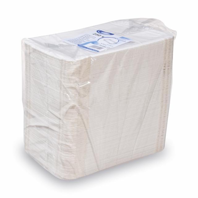 Pappteller weiß 13 x 20 cm - 250 Stück