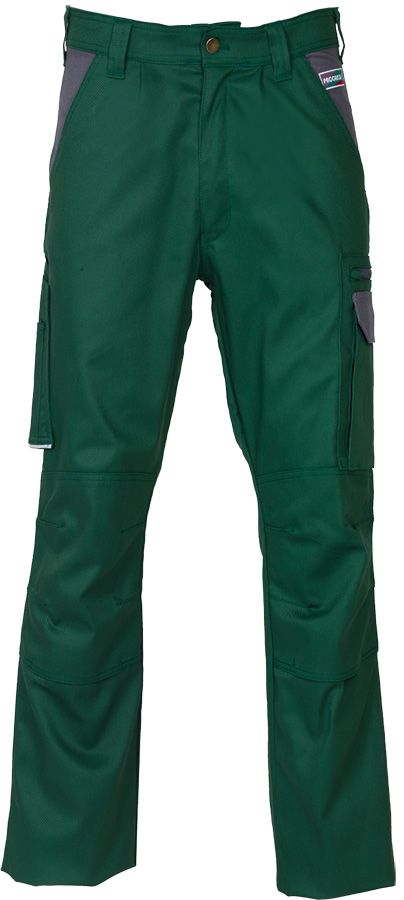 Bundhose PROGRESSO STRETCH, grün/grau - Grösse 44