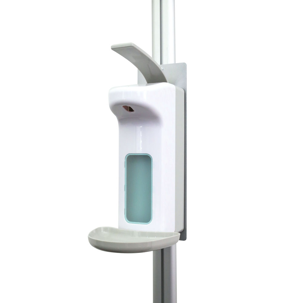 Desinfektionssäule - Aluminium mit Armhebelspender