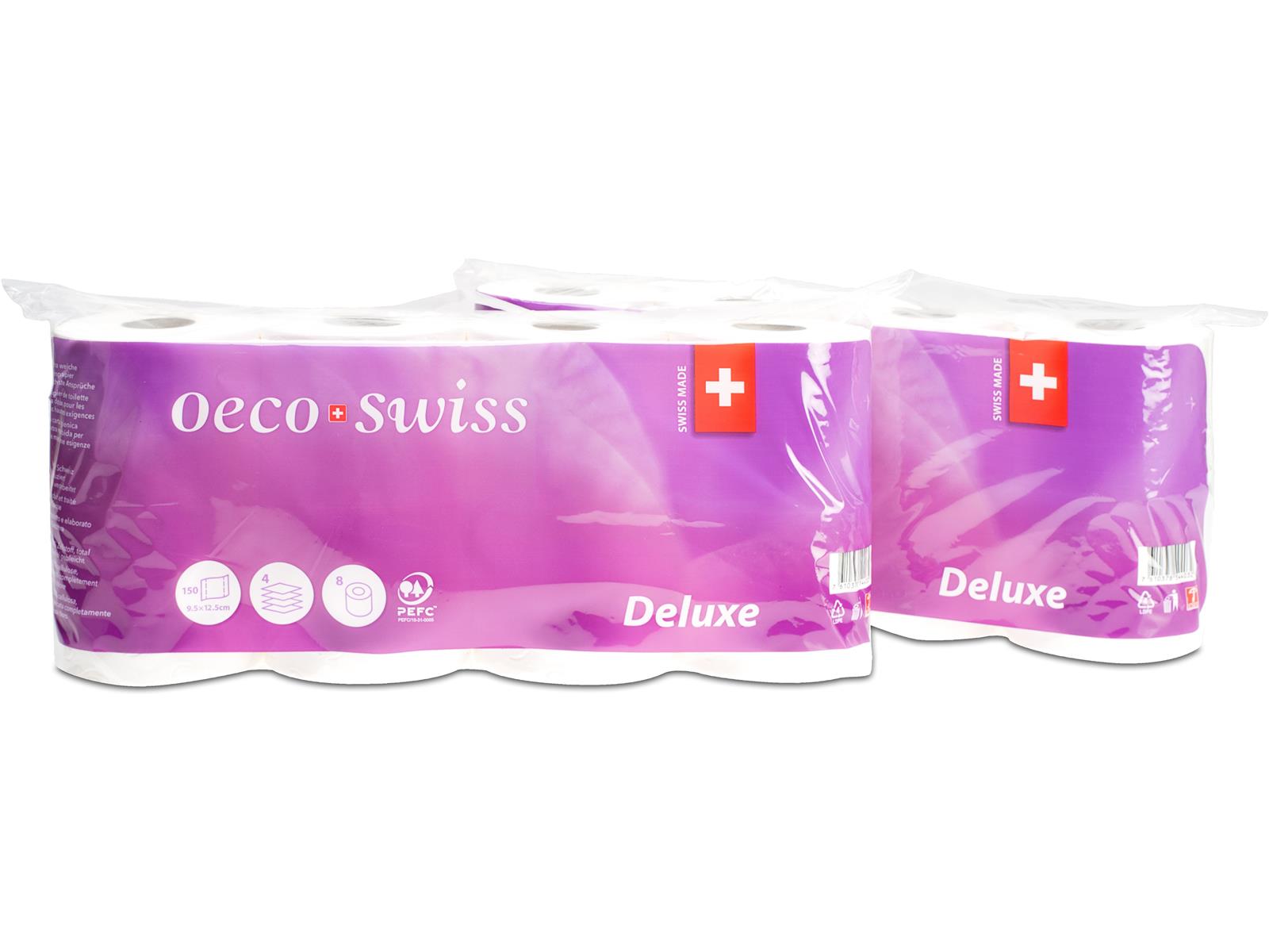 Toilettenpapier Oeco Swiss Deluxe 4-lagig - 1 Pack