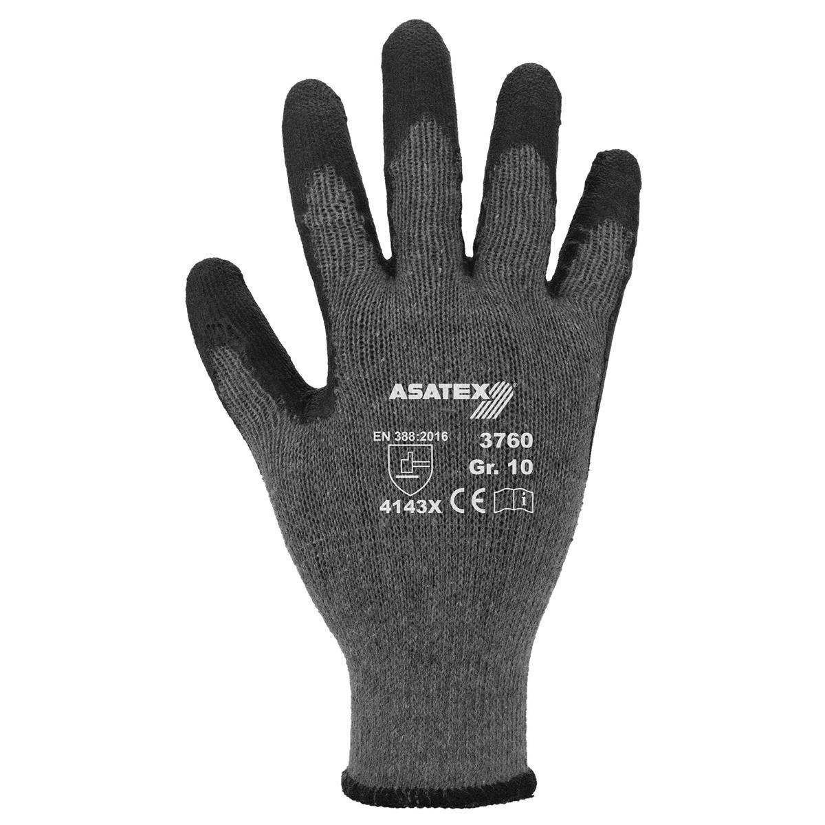 12 x Mechaniker Handschuhe Latex-Beschichtung EN388 4. 1. 4. 3. X 8 (M)