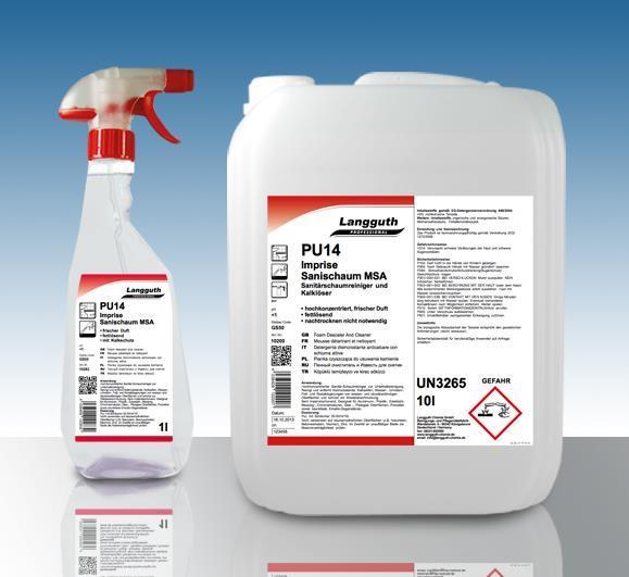PU14 IMPRISE SANISCHAUM MSA Sanitärschaumreiniger und Kalklöser     10 Liter