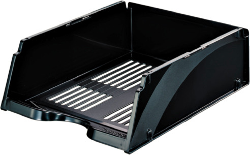 Briefkorb Jumbo schwarz 268x115x338mm ESSELTE 15619
