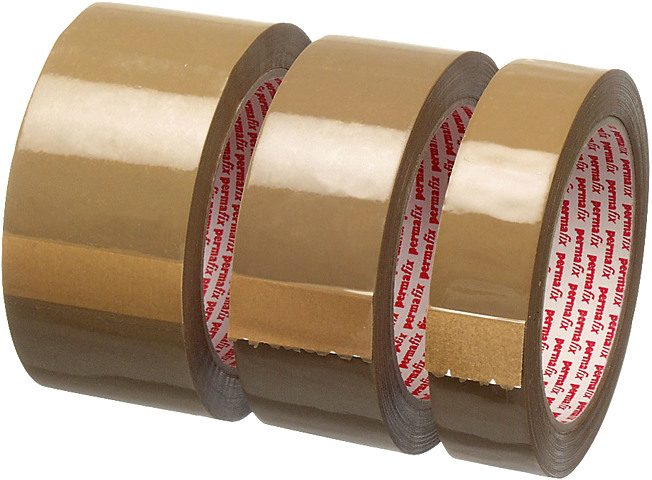 Verpackungsband 30mm×66m braun PERMAFIX 16817