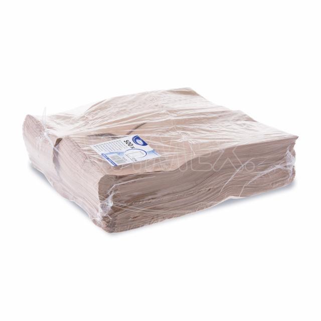 Papierfaltenbeutel braun 15+7 x 35 cm 2,5kg - 500 Stück
