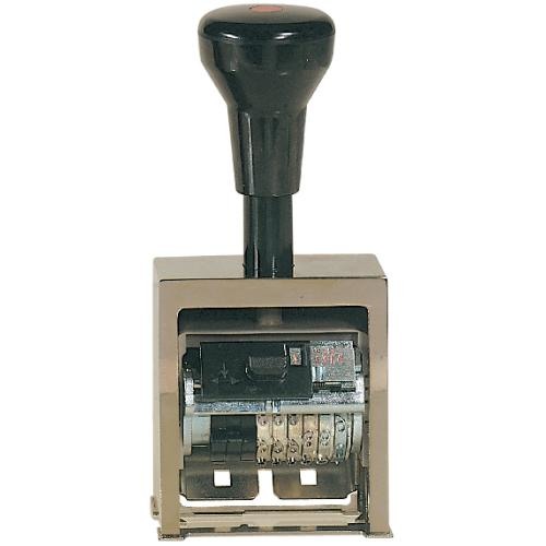 Nummerstempel Schrifth. 4,5mm 10 schwarz/silber REINER 53