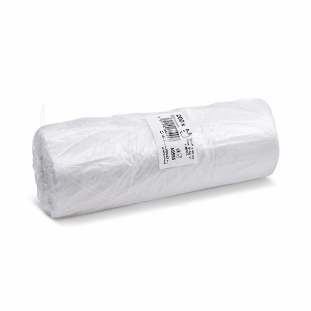 Knotenbeutel (HDPE) gerollt extra-stark transparent 5kg+ - 200 Stück