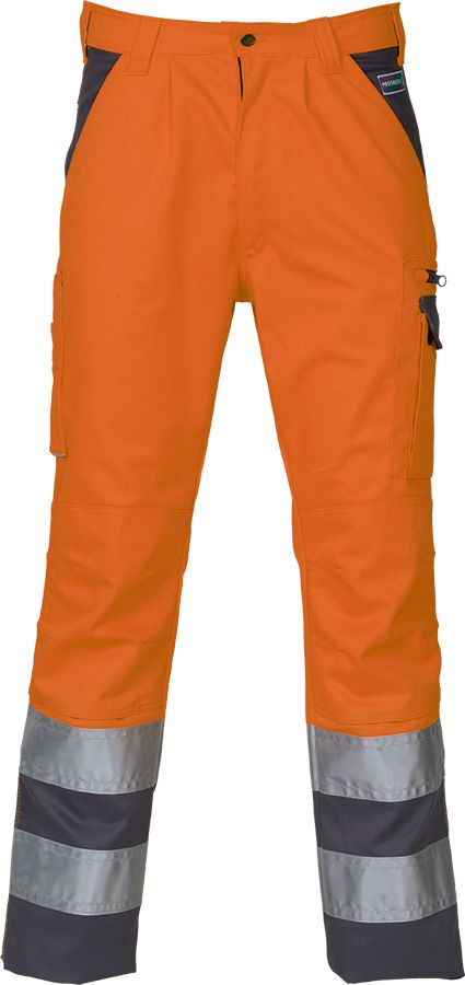 Warnschutz-Bundhose PROGRESSO REFLEX, leuchtorange/grau