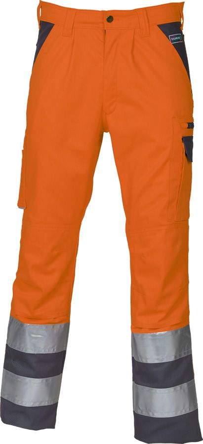 Warnschutz-Bundhose SICURELAST REFLEX, leuchtorange/grau