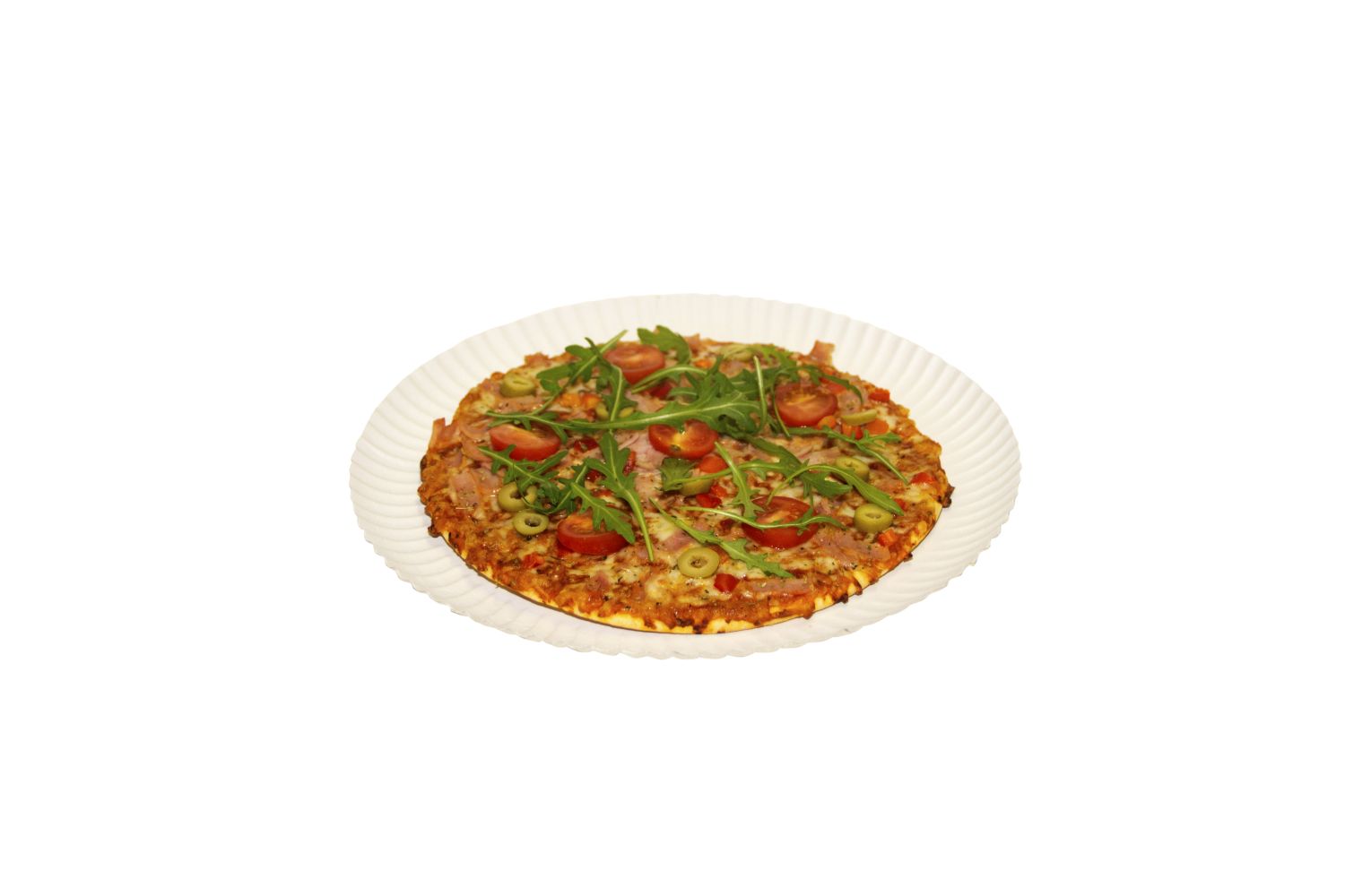 Pappteller tief weiß 26cm RECY - 50 Stück