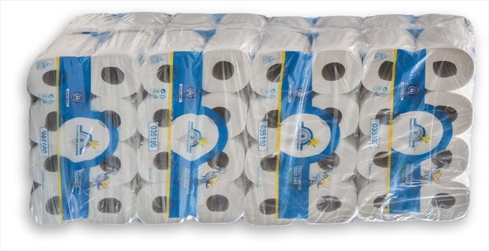 64x Comfort Toilettenpapier 3-lagig Weiss - 1 Sack à 8x8 Rollen