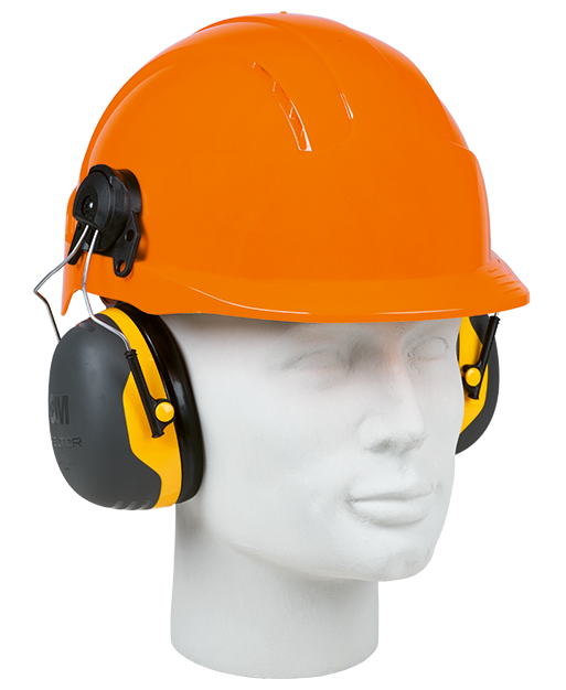 Helm-Kapselgehörschutz 3M PELTOR X2P3E, grau-gelb