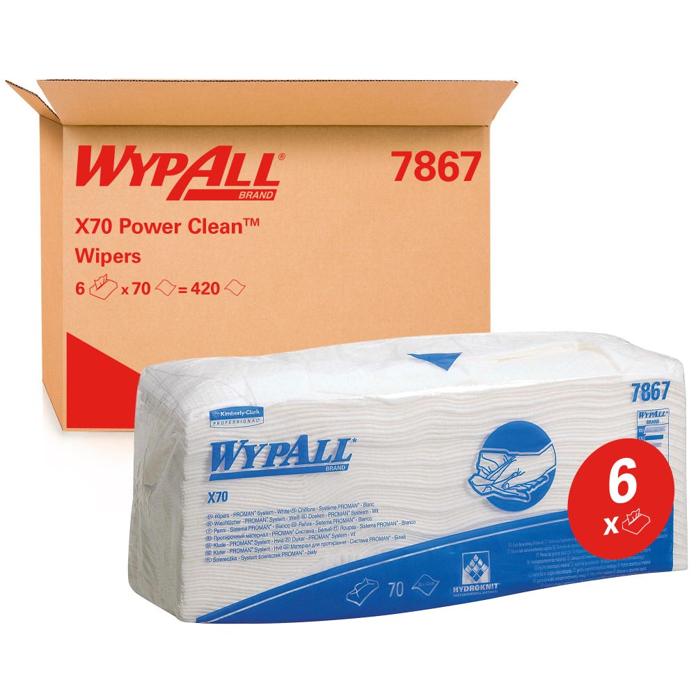 Wischtücher Kimberly-Clark Wypall - X70