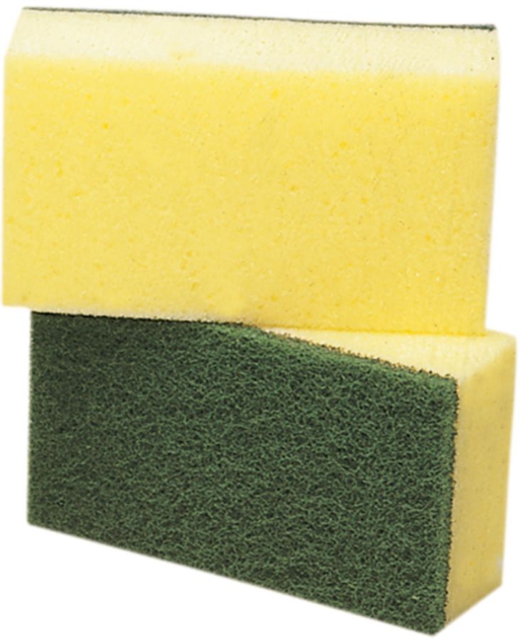 Reinigungsschwamm KOMBI, 150 x 90 x 50 mm, gelb/grün