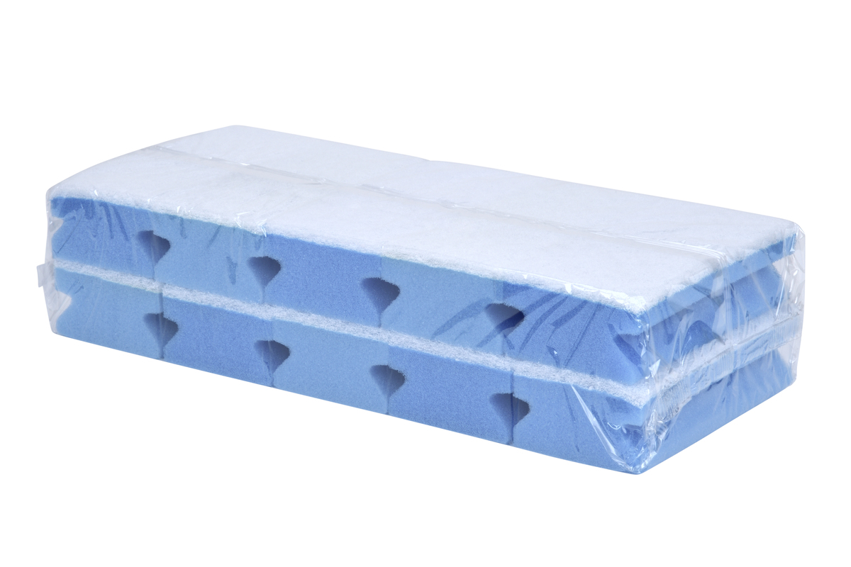 wolino® Padschwamm  Premium Blau/Weiss