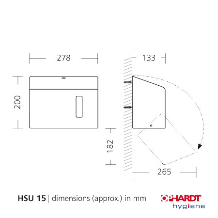 SanTRAL HSU 15 E AFP Interfold Papierhandtuchspender