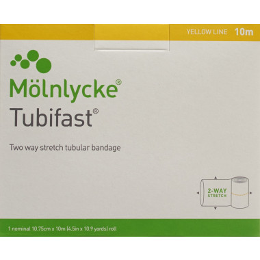 Tubifast Schlauchbandage 10.75cmx10m gelb