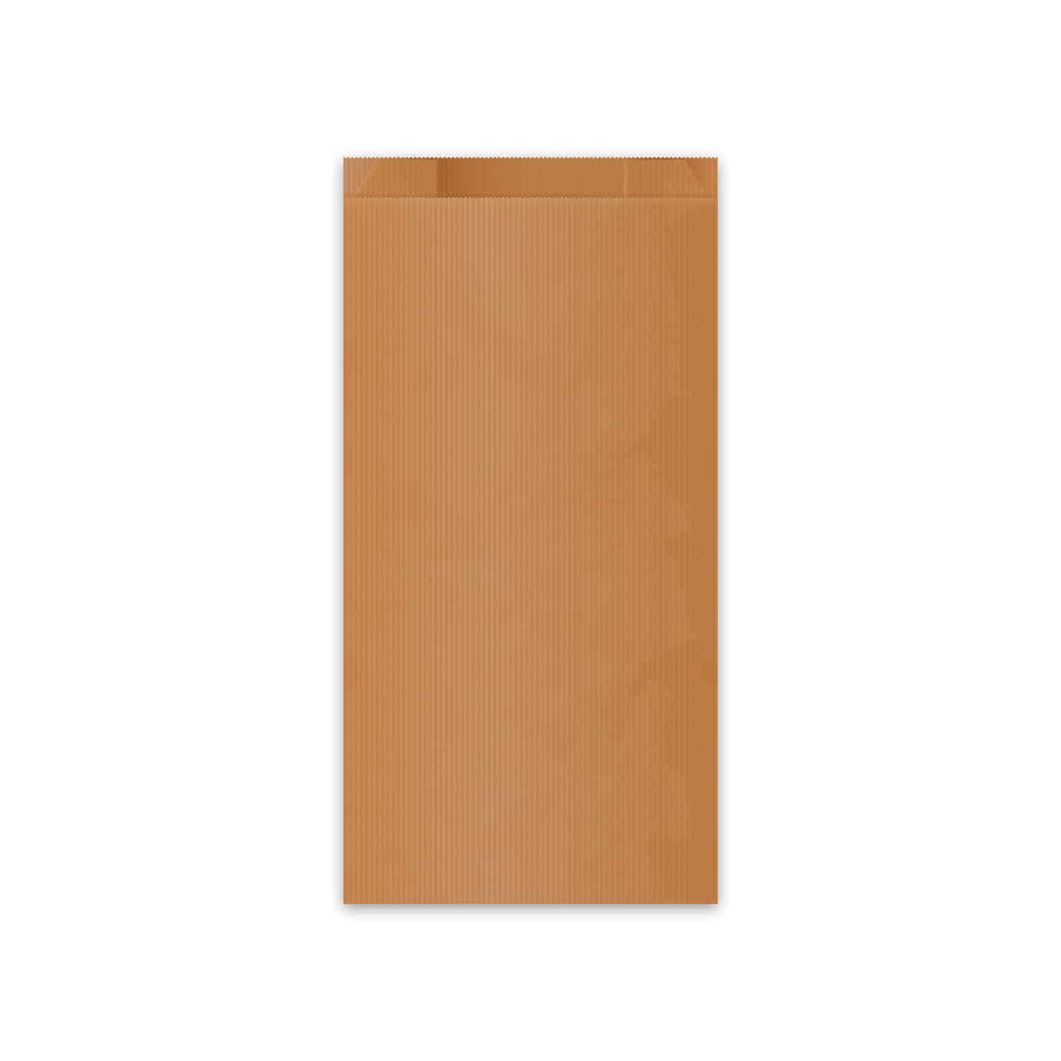 Papierfaltenbeutel (FSC Mix) braun 14+7 x 29 cm 1,5kg - 100 Stück