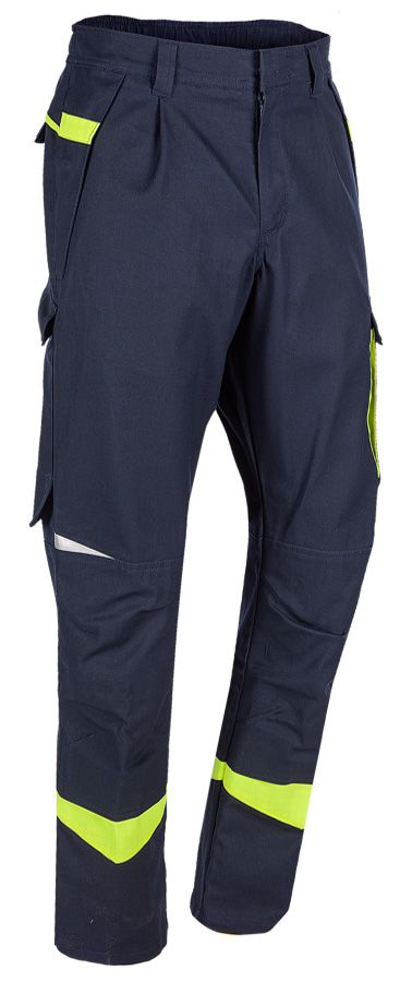 Multinorm-Bundhose SIOEN BARCUS, dunkelblau/leuchtgelb - Grösse 56