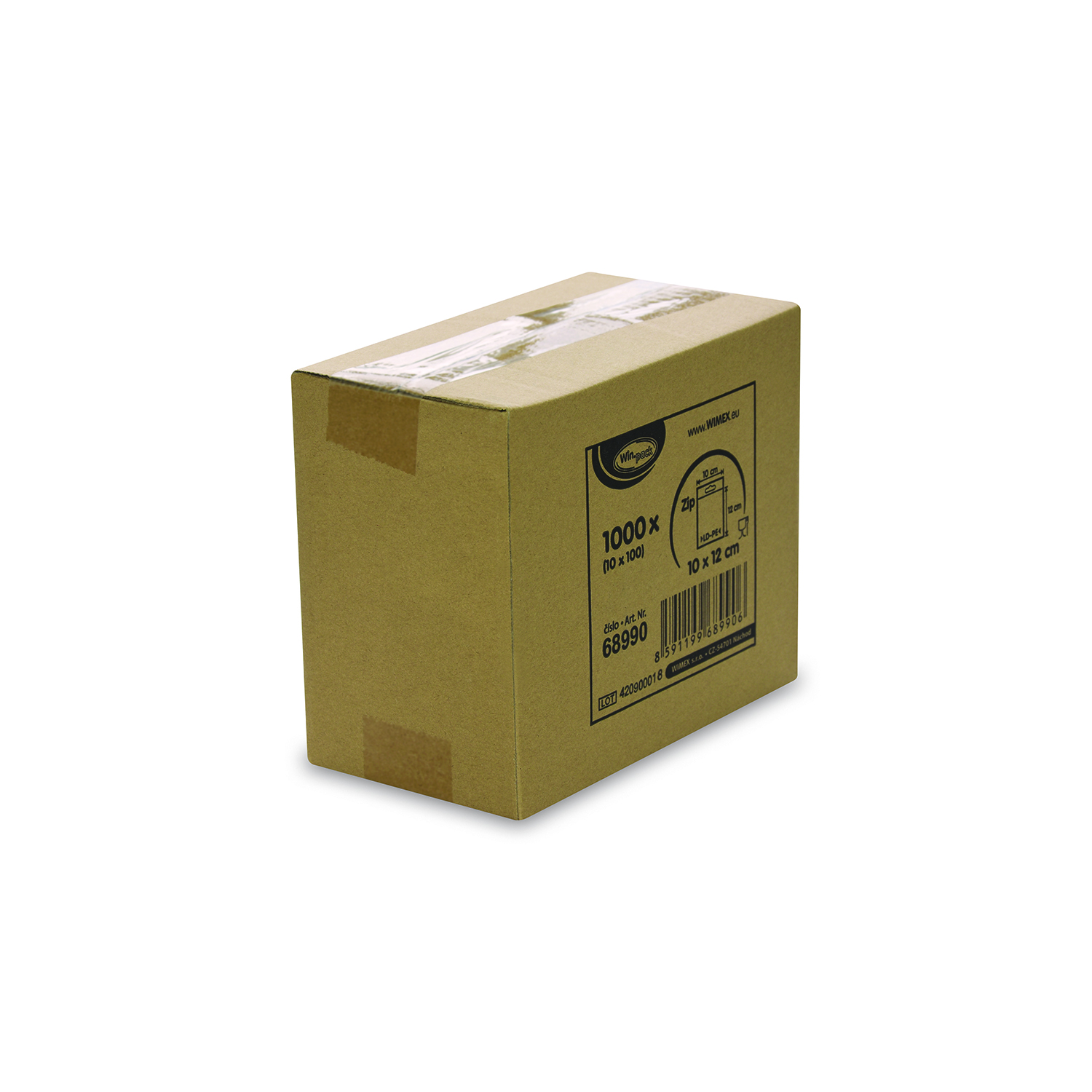 Schnellverschlussbeutel (LDPE) 10 x 12 cm - 1000 Stück