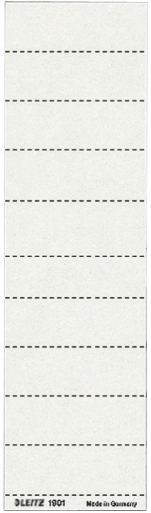 Beschriftungsschild 60x21mm weiss 100 Stück LEITZ 19010001