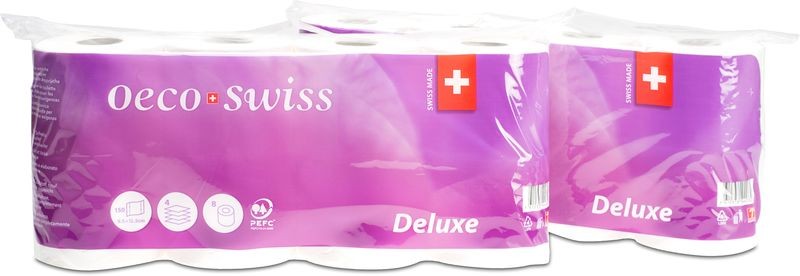 Toilettenpapier Oeco Swiss Deluxe 4-lagig - 1 Pack