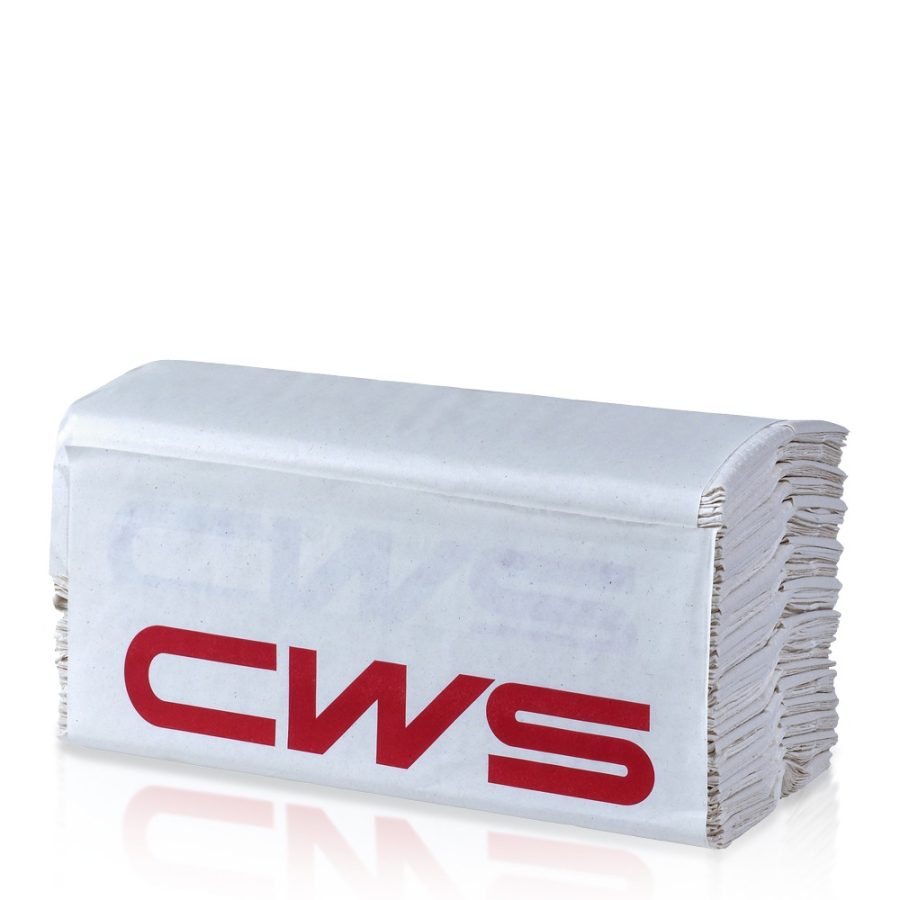 CWS 272300 C-Falz Faltpapier Frottee Extra 2-lagig hochweiss – Karton à 2’880 Blatt