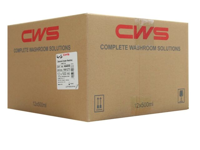 CWS Seifencreme Best Mild 1000 ml - Karton à 12 Kartuschen