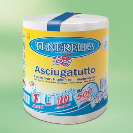 Allzweck MIDI Rolle 2-lagig mit Tragegriff einzelverpackt