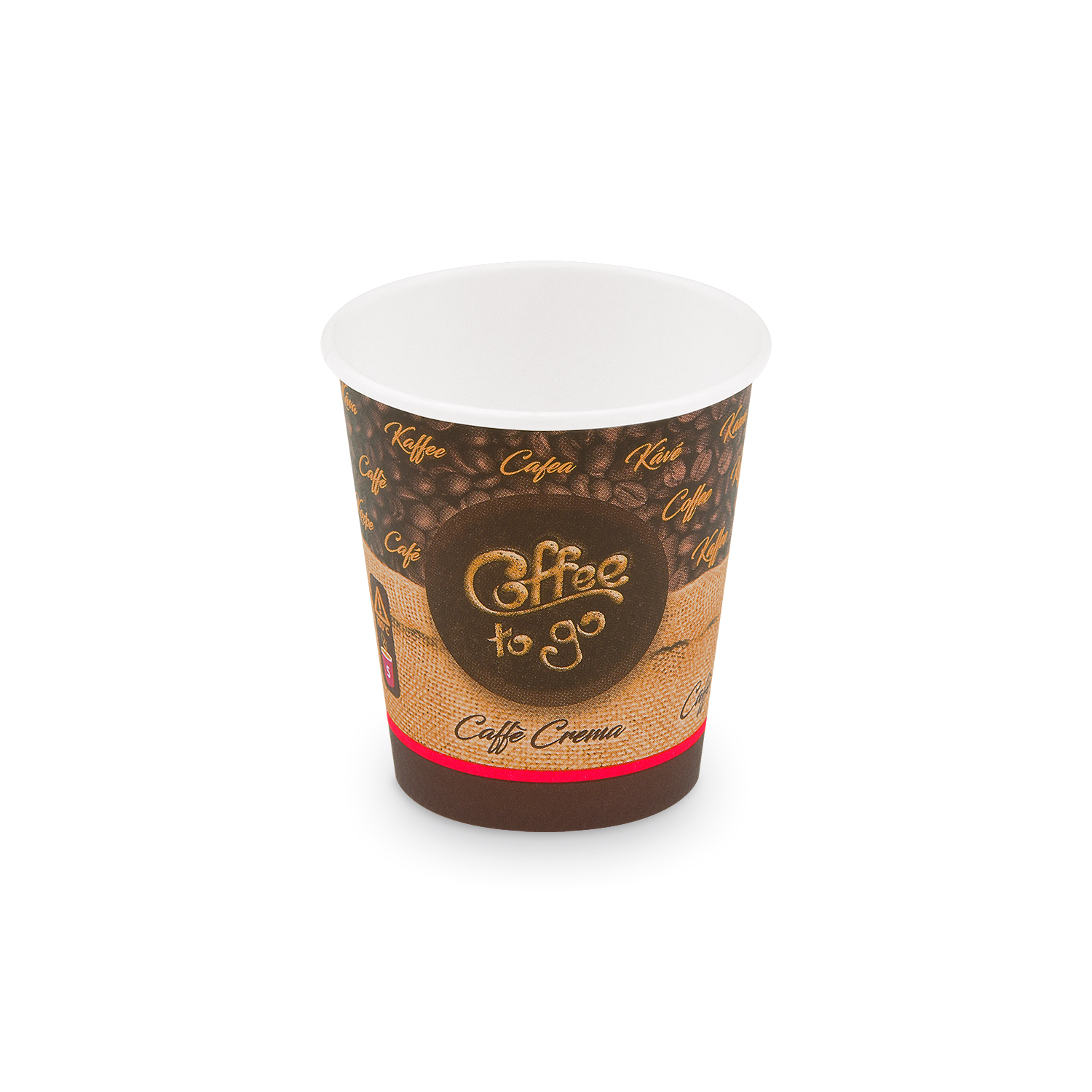 Pappbecher -Coffee to go- 73mm 200ml S: 0,18L,7oz - 50 Stück