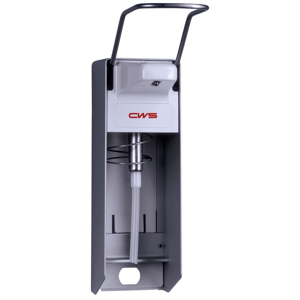 CWS Desinfektionsmittelspender Aluminium - für 1000ml Euroflaschen