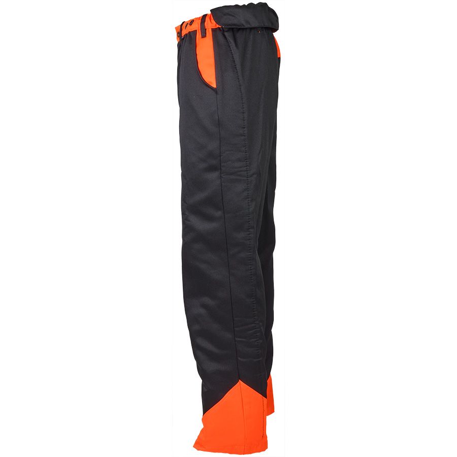 Forst-Bundhose PORTWEST OAK, schwarz/leuchtorange