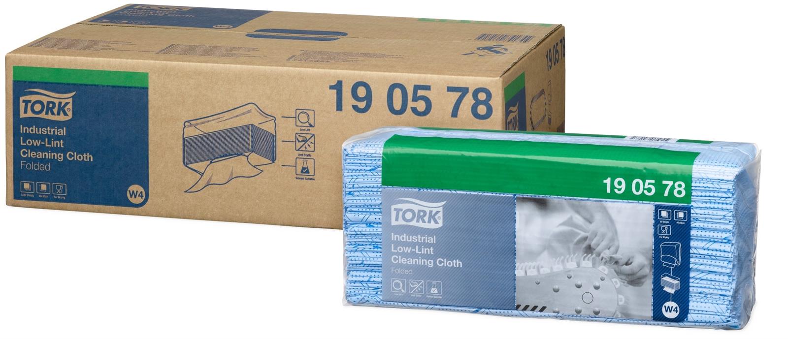 TORK-190578 Fusselarme Industrie Reinigungstücher - W4