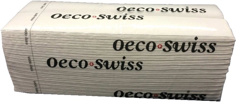 Falthandtuch Oeco Swiss Plus C-Falz weiss 2-lagig