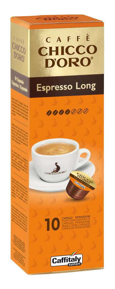 D' Kaffee Caffitaly Espresso Long 10 Stück CHICCO 802031